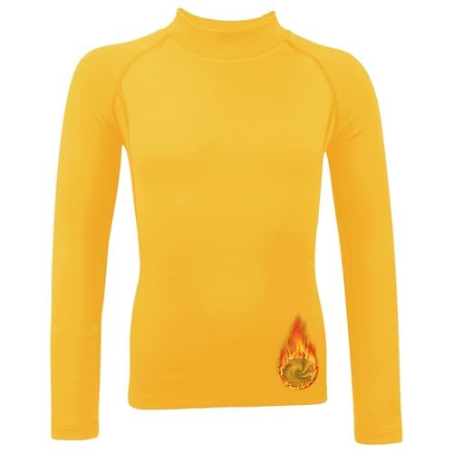 Youth Boys' Compression Shirt Long Sleeve Thermal Undershirt£¬Fleece Base Layer Athletic for Baseball, Football