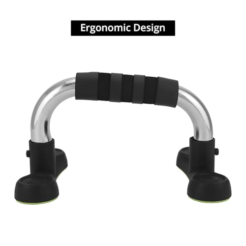 Steel Push Up Handles for Floor - Portable Incline Workout Stands with Non-Slip Grip