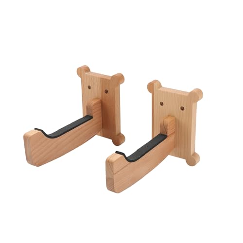Surfboard Wall Mount Rack ? Beech Wood Surf Board Wall Hangers with M6 Expansion Bolts ? Vertical or Horizontal Surfboard Storage for Longboard, Shortboard, Skimboard