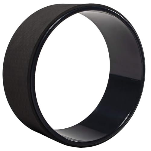 Fitvids Yoga Wheel for Stretching - Spine Stretching & Flexibility Enhancer with Non-Slip Surface, Full-Body Workout Equipment for Improved Mobility, Multiple Colors