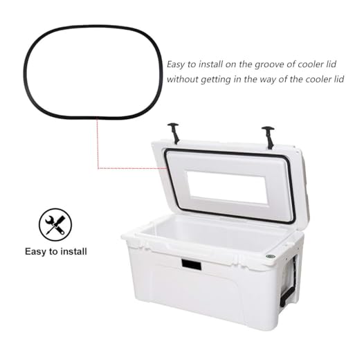 8 ft Cooler Lid Gasket Replacement Seal for Yeti RTIC 70qt 110qt Coolers