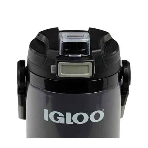 Igloo Rival Fusion 54OZ Insulated Water Jug, Large Water Bottle, Sports Water Jug, Grey