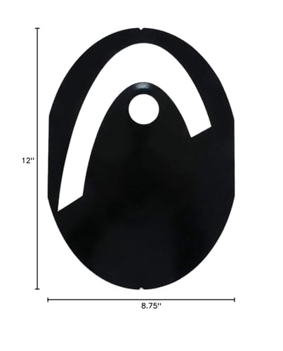 Head Logo Stencils for Tennis Rackets - Heavy Duty Plastic