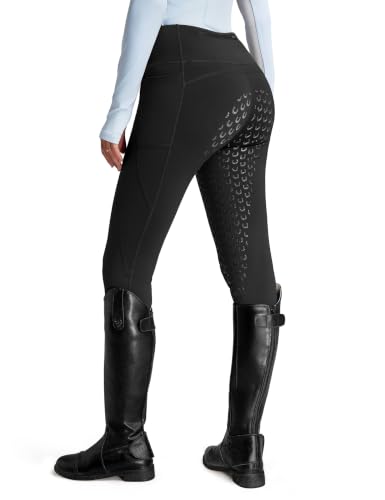 Women's Winter Riding Breeches Small Black Fleece-Lined Equestrian Pants