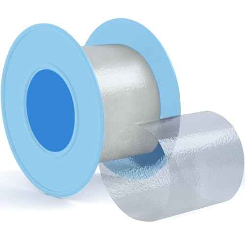 Silicone Tape for Skin Medical Silicone Tape Silicone Skin Tape Soft Silicone Tape Hypoallergenic Tape for Sensitive Skin Pain-Free Removal Tape Secures Dressing 1¡± 2" Wide (1.5ydx1.0in)