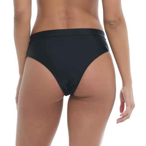 Body Glove Women's Standard Smoothies Marlee High Waist Solid Bikini Bottom Swimsuit