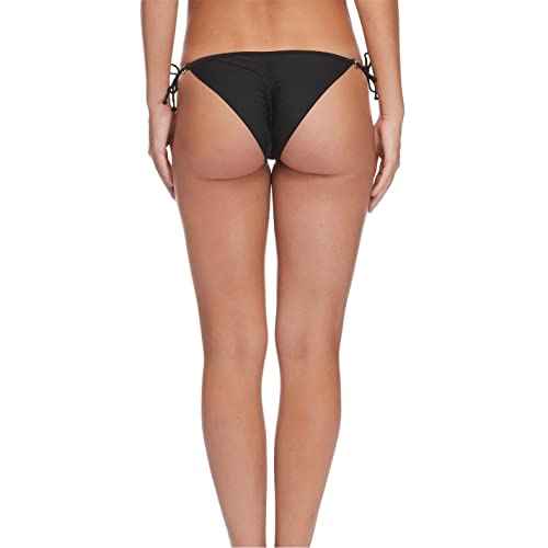 Body Glove Women's Smoothies Brasilia Solid Tie Side Cheeky Bikini