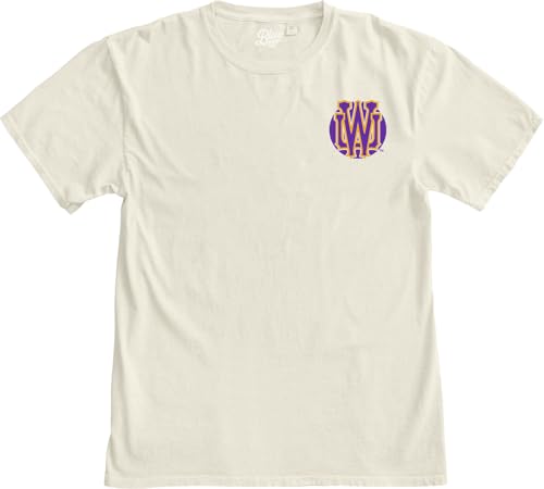 Washington Huskies Unisex NCAA Officially Licensed T-Shirt Ivory Small
