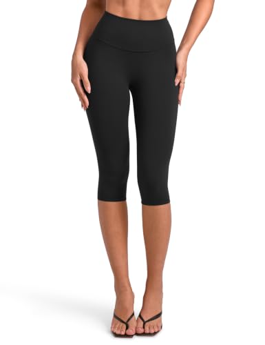No Front Seam Scrunch Capri Leggings 16 & 19 Inch Inseam for Women
