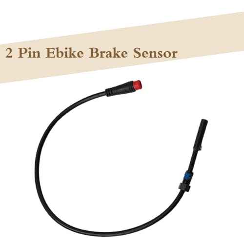 2Pcs Waterproof EBike Brake Sensor Sensitive 2 Pin Magnetic Cable for Electric Bikes Reliable Bike Brake Lever Sensor Cable for Enhanced Safety