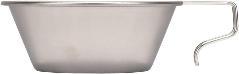 Snow Peak’s Titanium Sierra Cup, E-104, Japanese Titanium, Lifetime Product Guarantee, Lightweight, Compact for Camping or Backpacking