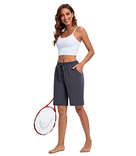 X-Large Women's Bermuda Shorts Lounge Athletic Casual Running Shorts with Pockets
