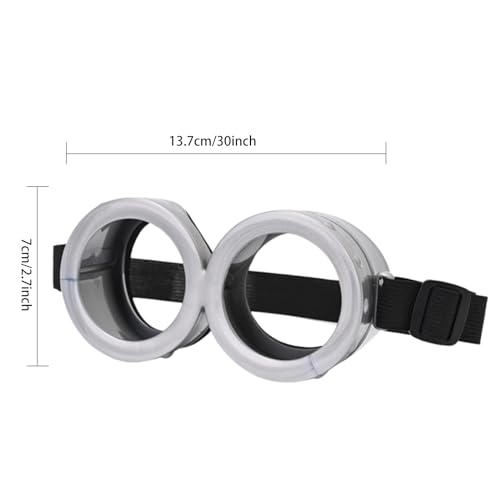 Cosplay Costume Accessories Include Vintage Steampunk Goggles, Yellow Beanie Knitted Hat, Black Gloves