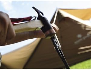 Snow Peak Solid Stake Set of 6 - Durable 20cm Tent Stakes for Camping
