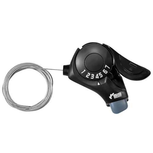Bike Shifter SL-TX30-7R, 7 Speed Bike Right Thumb Shift Lever for Mountain City Road Folding Bicycle