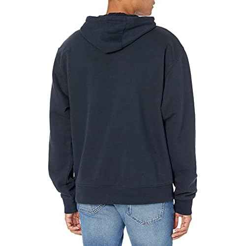 Dickies Men's Pullover Fleece Hoodie, Dark Navy, Large