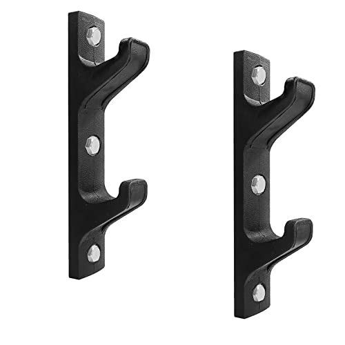 Wall Mounted Horizontal Barbell Holder - 1 Pair B.2 Bar Storage Rack