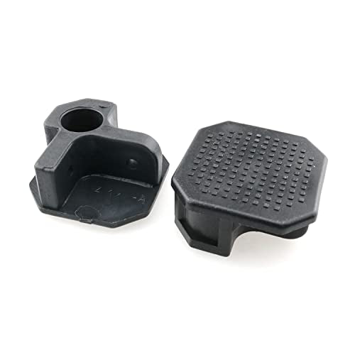 HJGarden 4pcs Camping Chair Replacement Feet, Screws Included, Black Plastic Repair Feet for Folding Chair Stool Camp Chair