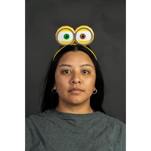 Nicky Bigs Novelties Light Up Eyeball Headband - Monster Alien Funny Playful Googly Eyes Headband - Wacky Flashing Goggles Eyeball Headwear Accessory for Halloweens, Cosplay Parties and More