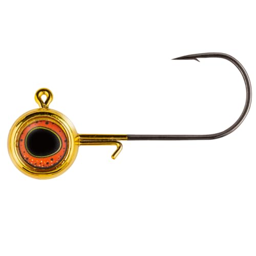 Northland Deep Vee Jig - Metallic Gold 1/8 Oz Fishing Lure - Precision Keel Design