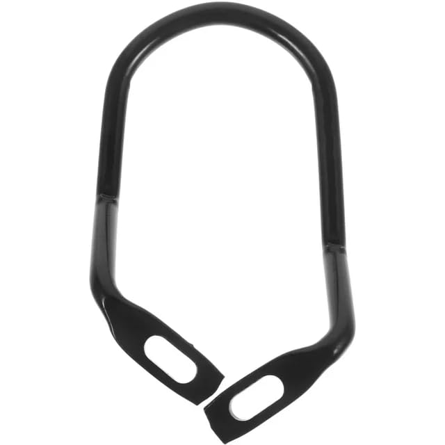 Junfamilee Black Steel Bicycle Rear Derailleur Protector, 150 mm, Clamp-On Mount, Bike Derailleur Hanger, Rear Gear Protector, Chain Stay Guard, Shifters