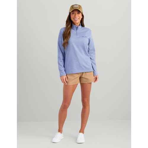 HUK womens Coldfront+ 1/4 Zip, Performance Fishing Jacket for Women