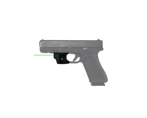 Viridian E Series Green Laser Sight, Custom Gun Fits, Railed or Non-Railed Pistols, Class 3R Green Laser Sight, 5mW Output (Glock 17/19/34/45)