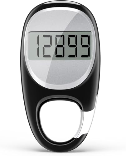 StepLify Accurate Pedometer with Carabiner - Walking Step Counter