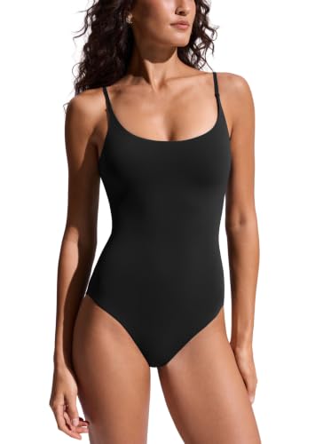 Nexfeel Scoop Neck One-Piece Swimsuit - Medium Black, Women's Bathing Suit