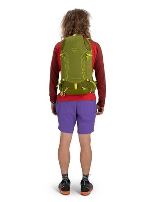Osprey Talon Velocity 20L Men's Hiking Backpack, Dark Charcoal/Tumbleweed, S/M