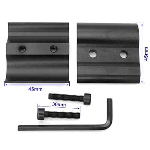 Adjustable Torch Bracket Clamp Flashlight Mount Holder with Stainless Steel Screws