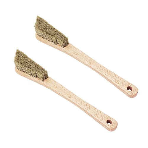 Climbing Brush with Boar's Hair Bristles & Ergonomic Wooden Handle – Rock & Bouldering Cleaning Tool (2 Pack)