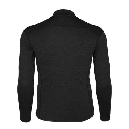 Carhartt Men's Force Midweight Synthetic-Wool Blend Base Layer Quarter-Zip Pocket Top