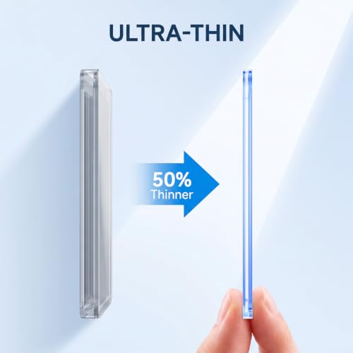 120 Slim Magnetic Card Holder - 0.17 Inch Ultra Slim Acrylic Wallet