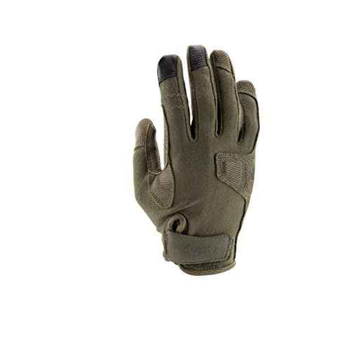 Vertx Mens Gloves, Breathable, Touch Screen Compatible Leather Palm, Removable Index Finger