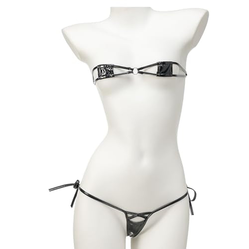 JasmyGirls Goth Micro Bikini String Mini Bathing Suit Tiny Thong Swimsuit Swimwear