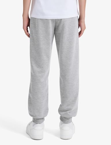 BOOPH Boys Sweatpants Kids Athletic Joggers 11-12 Years Light Gray