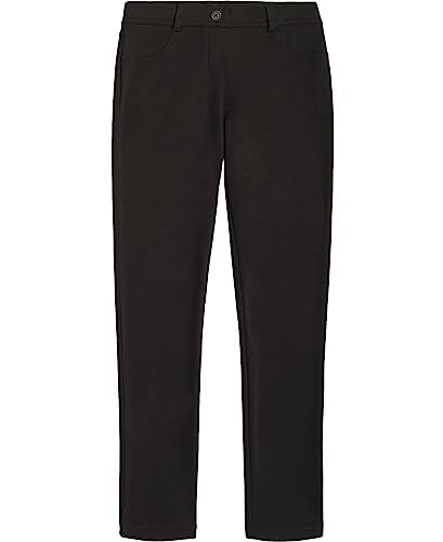 Nautica Girls' School Uniform Stretch Jegging - Black 14