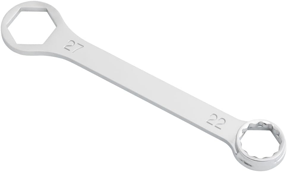 TUSK 22mm/27mm Racer Axle Combo Wrench with 13/16" for 2-Stroke Plug Removal
