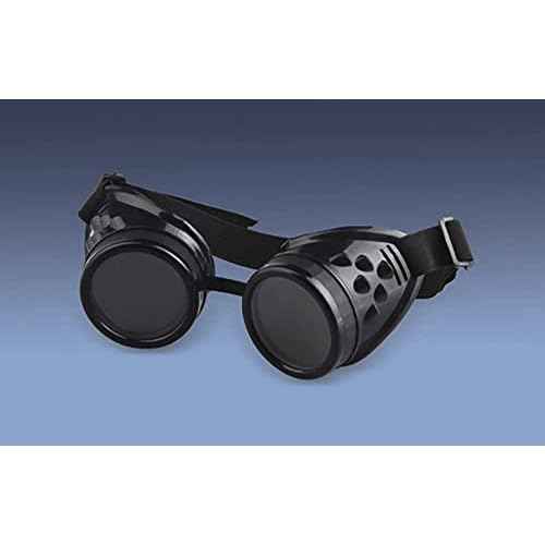 Steampunk Goggles Glasses Vintage Welding Gothic(Black)