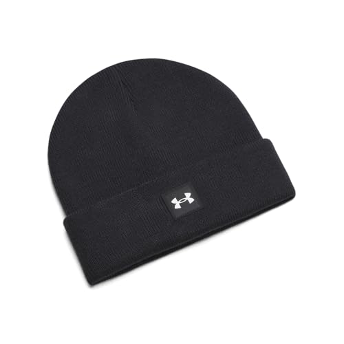 Under Armour Boys' Halftime Beanie - One Size Black & White