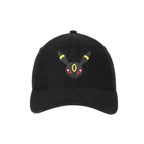 Bioworld Pok?mon Umbreon Face Black Unstructured Baseball Cap