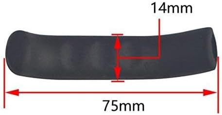 Anti-Slip Shock-Absorbing and Comfortable Brake Handle Silicone Sleeve Universal Brake Lever Protection Cover for Road Bike and MTB，2 Pairs (Yellow)