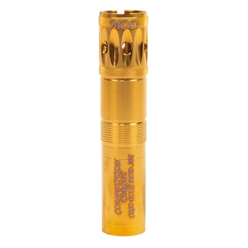 Carlsons Choke Tubes 12 Gauge for Benelli Crio Plus | Stainless Steel | Gold Competition Target Ported Sporting Clays Choke Tube | Made in USA