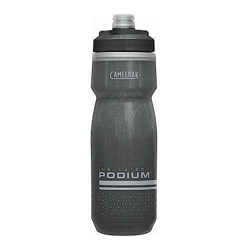 CamelBak Podium Chill Bike Insulated Squeeze Water Bottle Black, 21oz