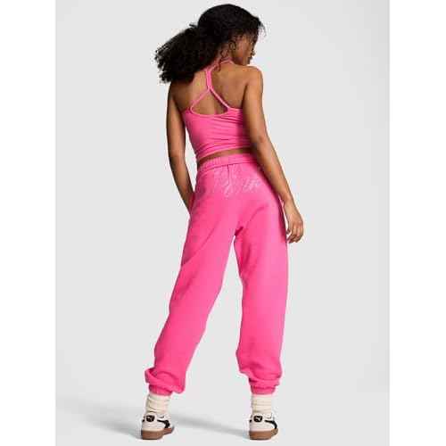 Victoria's Secret Women's Pink Logo Campus Sweatpants, Womens Sweatpants, (XS-XXL)