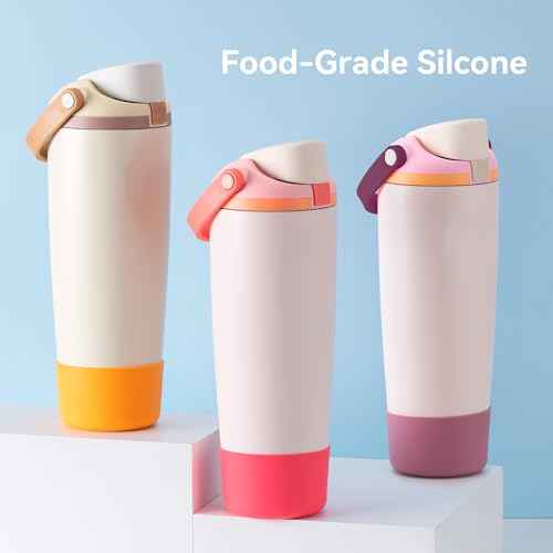 Silicone Boots Compatible with Owala 30oz & 40oz FreeSip Sway Bottles & Tumblers, Large-Coverage Protective Anti-Slip Bottom Cover Sleeves for Freesip Sway Tumblers & Bottles