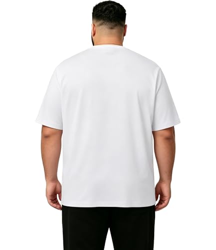 Men's Workout Gym Dry Fit Short Sleeve T-Shirts Big & Tall 3X-Large 5 Pack - Black Gray White Blue Green