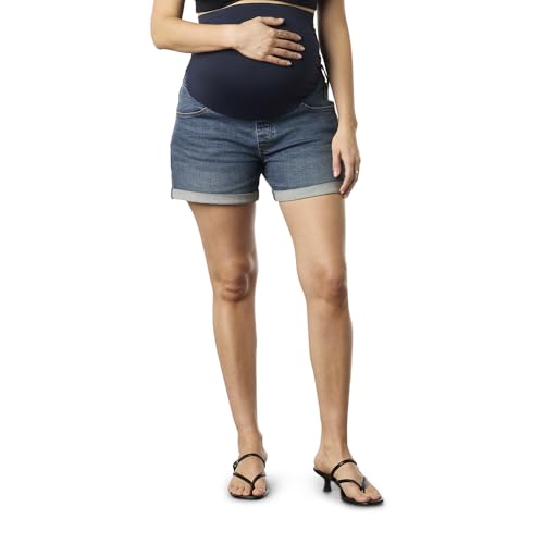 Levi Strauss Signature Gold Maternity Comfort-Stay 4-Inch Shorts - Standard / Large / Over the Moon