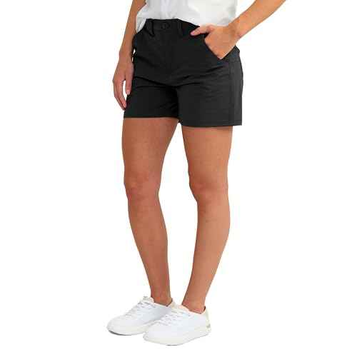 HUK Womens Next Level 5" Short, Quick-Dry Fishing Shorts for Women